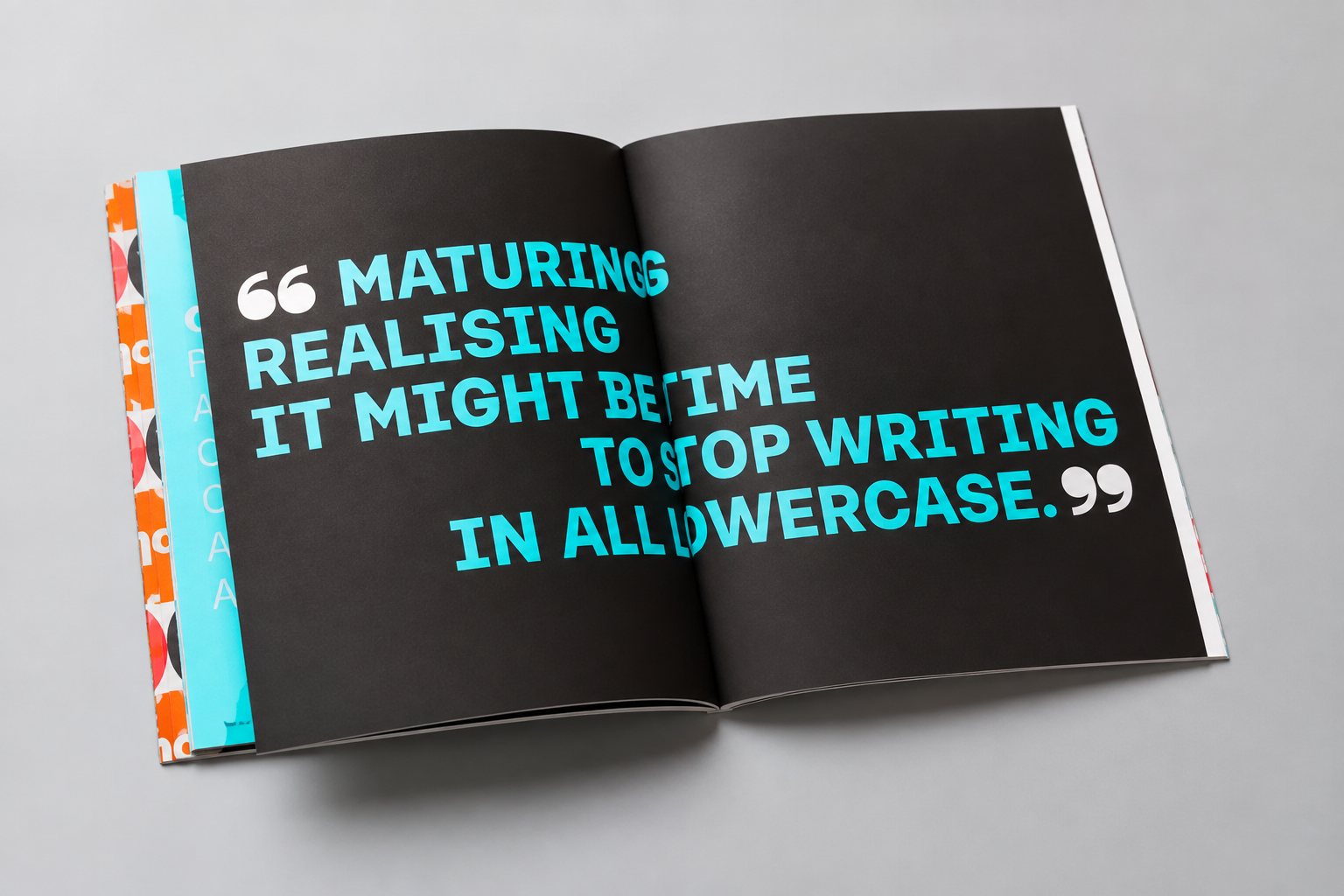 Specimens of new typefaces released in August 2026, shown in varied weights and sizes